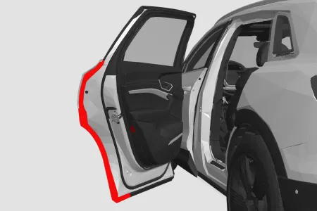 Application Door Sealing Automotive Lightweight TPE | KRAIBURG TPE