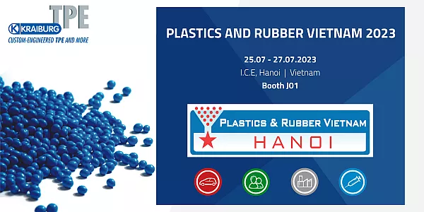 2023 플라스틱 및 고무 베트남 엑스포에서의 KRAIBURG TPE(크라이버그 티피이)의 지속 가능한 TPE 혁신