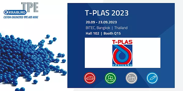 KRAIBURG TPE(크라이버그 티피이), T-PLAS 2023전시회에서 지속 가능 TPE 및 혁신적인 자동차 TPE 솔루션을 선보여