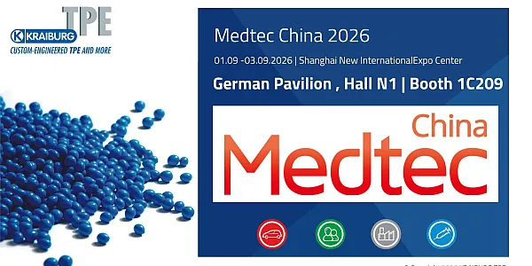 Medtec China 2026: KRAIBURG TPE(크라이버그 티피이) 의료 및 헬스케어 TPE 솔루션